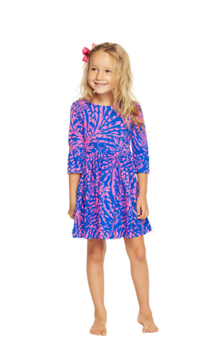 Girls Mini Evelyn Fit And Flare Dress | 81730 | Lilly Pulitzer