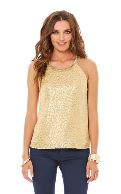 Corsica Beaded Halter Top | 81854 | Lilly Pulitzer